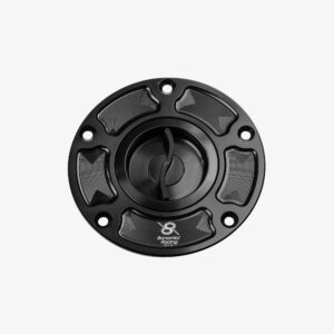 Aluminum tank cap for Aprilia RSV1000 04-08 - RSV4 09> - Tuono V4 09> - BLACK
