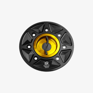 Aluminum tank cap for Kawasaki Ninja 400 - ZX-4R/RR 23> - ZX-6R 19-23 - ZX-10R 21> - Z650 - Z900 - GOLD