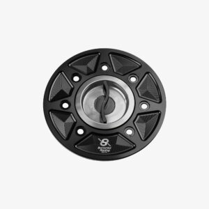 Aluminum tank cap for Kawasaki Ninja 400 - ZX-4R/RR 23> - ZX-6R 19-23 - ZX-10R 21> - Z650 - Z900 - SILVER