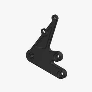 Aluminum plate for H012 right side