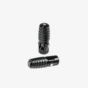 Aluminum pair of standard fold up front pegs