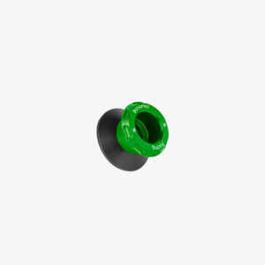 Aluminum swing arms spools ø6mm EVO standard - GREEN