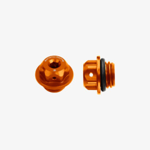 Aluminum oil cap for Honda - Ducati 848/1098/1198 M19,5x2,5 - ORANGE