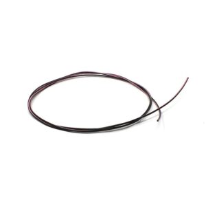 Cablu monofilar 0,35 mm², 105°C, black-pink, lungime 1000 mm — Jetprime