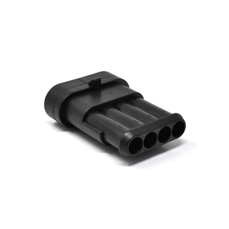 Carcasă conector 4 căi (tată) pentru comenzi ghidon Jetprime — Jetprime - imagine 2
