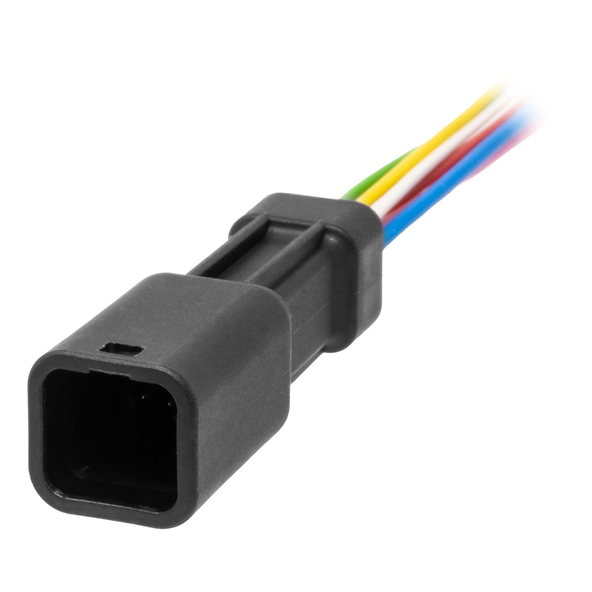 Carcasă conector 6 căi precablată (tată) pentru comenzi ghidon Jetprime — Jetprime - imagine 2