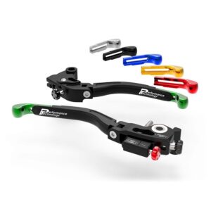 Set manete frână și ambreiaj Ultimate dublu reglabile Kawasaki (L12) — Jetprime