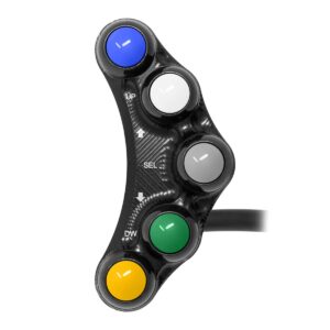 Comandă ghidon stânga Sport pentru I2M Chrome PRO 2 Dashboard (Aprilia) Aprilia / BMW / Ducati ș.a. (multiple modele) — Jetprime