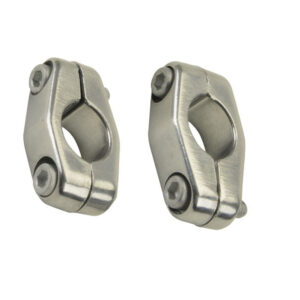 Kit coliere aluminiu lustruit - Domino