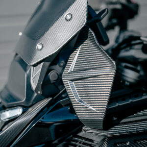 Parbriz stânga carbon mat BMW R 1300 GS Adventure (2024-2026) - Ilmberger Carbon