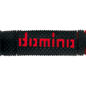Manșoane OFF-ROAD negru/roșu A260 - Domino