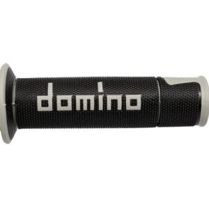 Manșoane RACING negru/gri - Domino