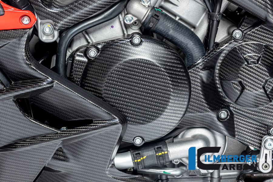 Capac alternator carbon mat Aprilia RSV 4 (2021-2026) - Ilmberger Carbon - imagine 4