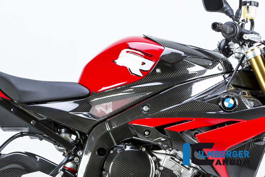 Panou lateral rezervor dreapta carbon BMW S 1000 R (2013-2026) - Ilmberger Carbon - imagine 5