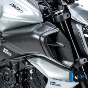Tub admisie dreapta carbon Ducati Diavel V4 (2023-2026) [LKR.102.DI23M.K] - Ilmberger Carbon