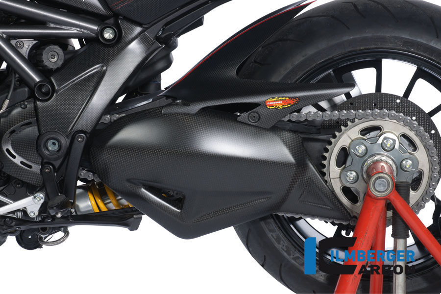 Capac braț oscilant carbon Ducati Diavel (2011-2019) - Ilmberger Carbon - imagine 4