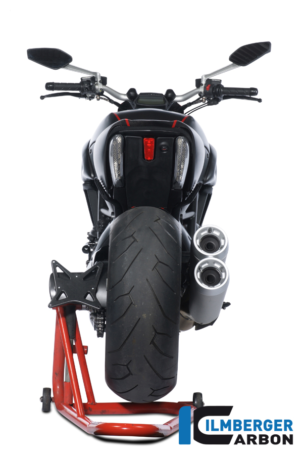 Suport număr spate carbon Ducati Diavel (2011-2019) - Ilmberger Carbon - imagine 4
