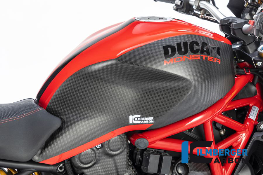 Piesă carbon carbon lucios Ducati Monster 1200 (2017-2021) - Ilmberger Carbon - imagine 2