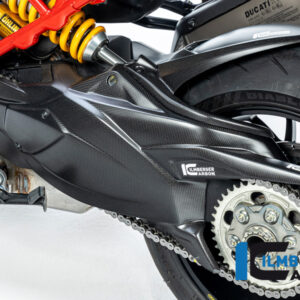 Capac braț oscilant carbon mat Ducati Multistrada V4 Pikes Peak (2021-2026) - Ilmberger Carbon