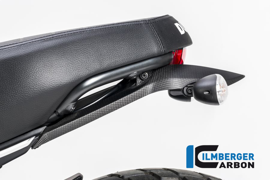 Suport semnalizare spate carbon mat Ducati Scrambler Icon (2015-2026) - Ilmberger Carbon - imagine 2