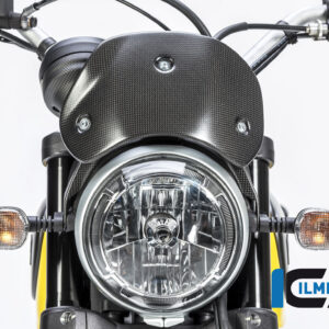 Parbriz carbon mat Ducati Scrambler Icon (2015-2026) - Ilmberger Carbon