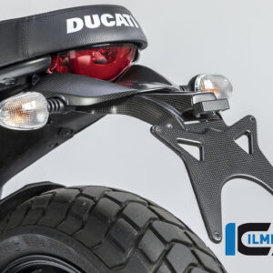 Suport număr superior carbon mat Ducati Scrambler Icon (2015-2026) - Ilmberger Carbon