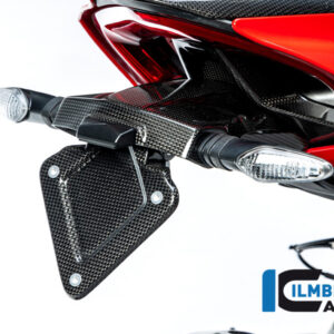 Suport număr carbon lucios Ducati Streetfighter V4 (2018-2026) - Ilmberger Carbon