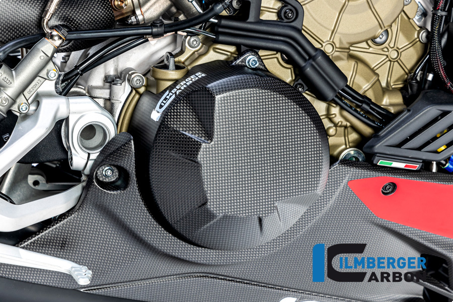 Capac ambreiaj carbon mat Ducati Streetfighter V4 (2020-2026) - Ilmberger Carbon - imagine 4