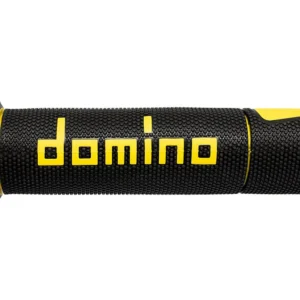 Manșoane RACING negru/galben - Domino