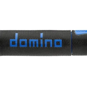 Manșoane RACING negru/albastru - Domino