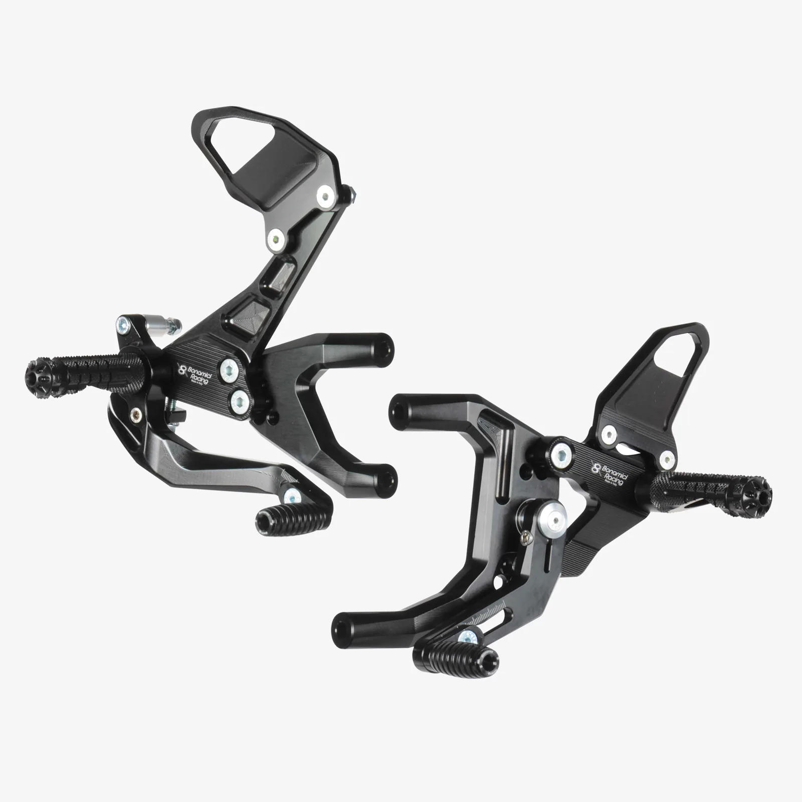 Set scărițe reglabile Ducati 899/959/1199/1299/ Panigale V2 — Bonamici Racing