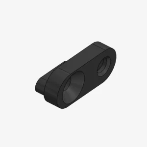 Plăcuță adaptoare culisantă pentru peg de frână spate / schimbător, negru — Bonamici Racing