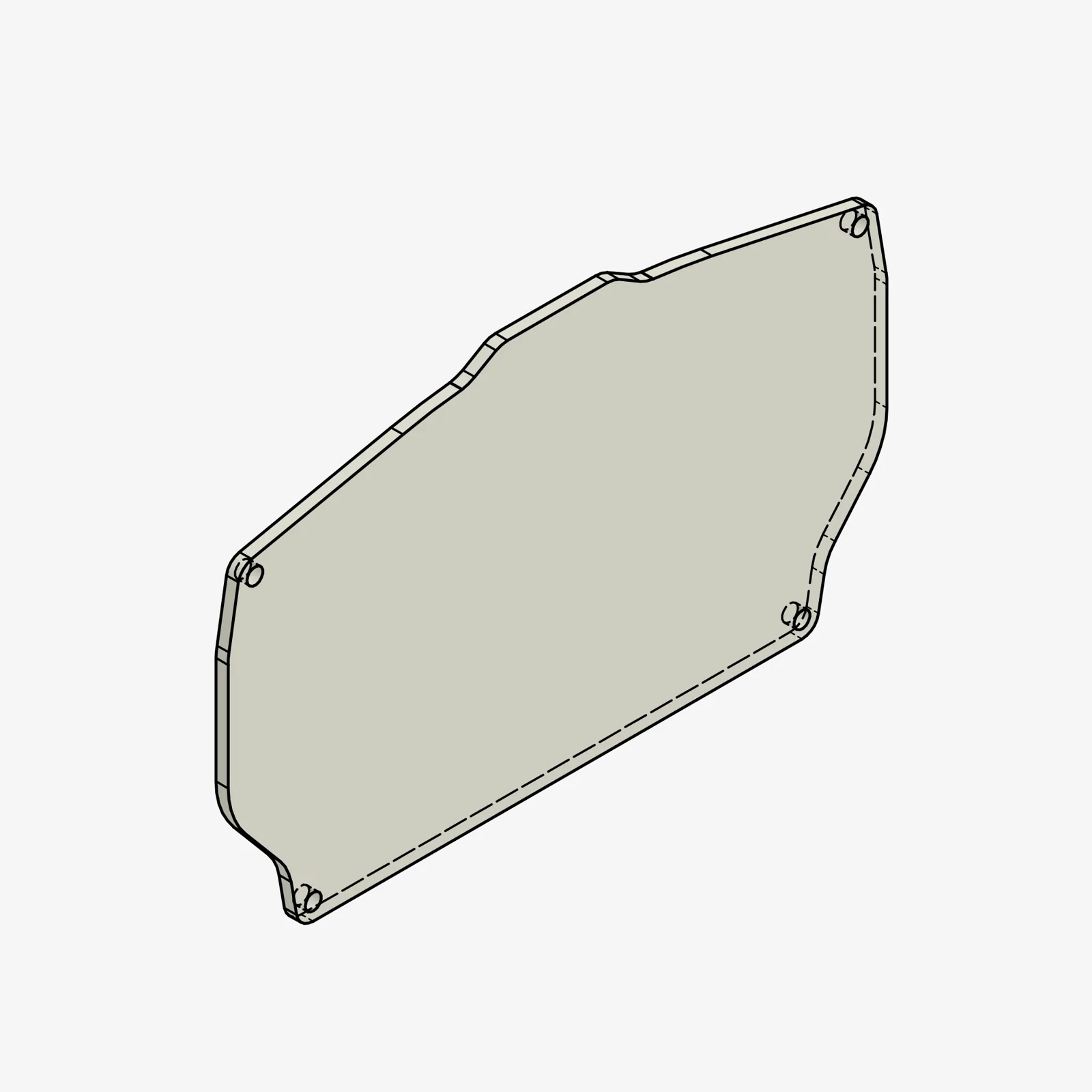 Protecție bord Ducati Panigale V2 2020+ — Bonamici Racing