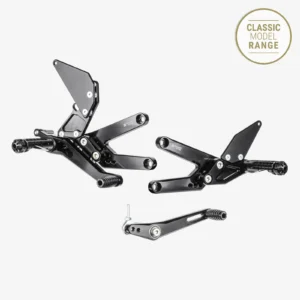 Set scărițe reglabile Triumph Daytona 675 2013-2017 — Bonamici Racing