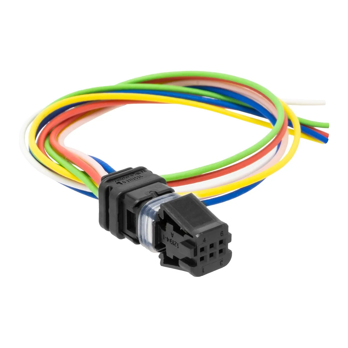 Carcasă conector 6 căi precablată (mamă) pentru comenzi ghidon Jetprime — Jetprime