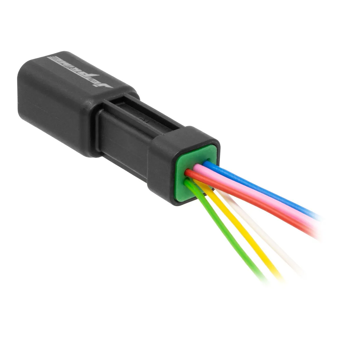 Carcasă conector 6 căi precablată (tată) pentru comenzi ghidon Jetprime — Jetprime